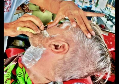 The Joy of a Gentleman's Cut and Beard Trim in Bangladesh - Photo Credit: IbraDan Creative