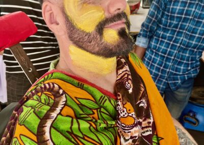 The Joy of a Gentleman's Cut and Beard Trim in Bangladesh - Photo Credit: IbraDan Creative