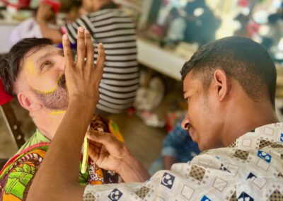 The Joy of a Gentleman's Cut and Beard Trim in Bangladesh - Photo Credit: IbraDan Creative