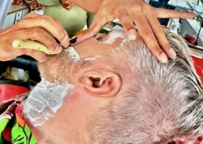 The Joy of a Gentleman's Cut and Beard Trim in Bangladesh - Photo Credit: IbraDan Creative