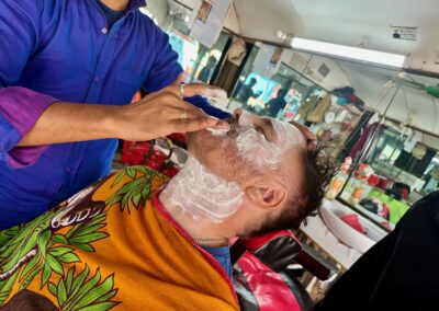 The Joy of a Gentleman's Cut and Beard Trim in Bangladesh - Photo Credit: IbraDan Creative