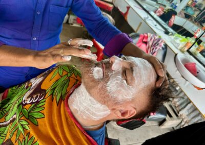 The Joy of a Gentleman's Cut and Beard Trim in Bangladesh - Photo Credit: IbraDan Creative