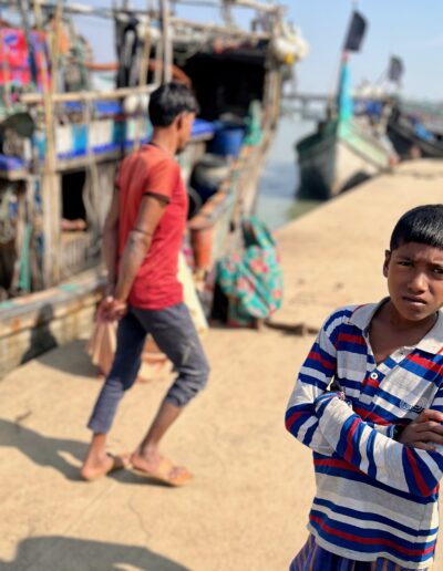 Ibrahim Working at the Alipur Fish Docks and Market – Bangladesh - Photo Credit: IbraDan Creative