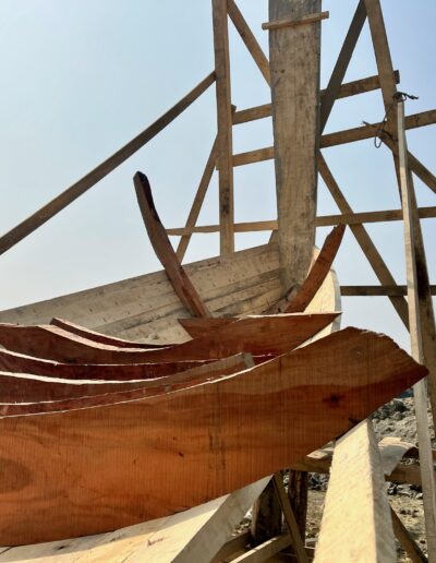 Building Wooden ‘Sampan’ Fishing Boats – Bangladesh - Image Credit Daniel~Ibrahim