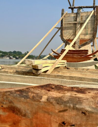 Building Wooden ‘Sampan’ Fishing Boats – Bangladesh - Image Credit Daniel~Ibrahim