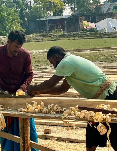 Building Wooden ‘Sampan’ Fishing Boats – Bangladesh - Image Credit Daniel~Ibrahim