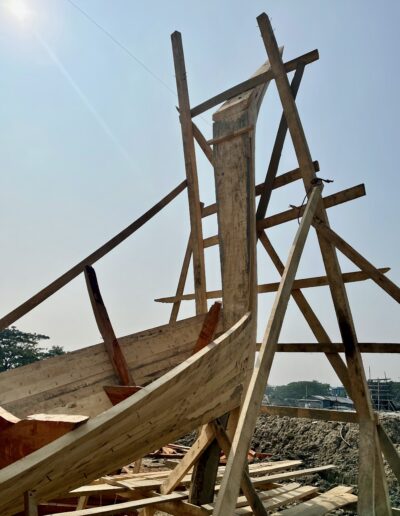 Building Wooden ‘Sampan’ Fishing Boats – Bangladesh - Image Credit Daniel~Ibrahim