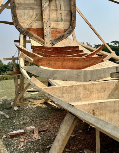 Building Wooden ‘Sampan’ Fishing Boats – Bangladesh - Image Credit Daniel~Ibrahim