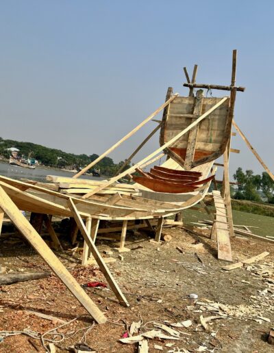 Building Wooden ‘Sampan’ Fishing Boats – Bangladesh - Image Credit Daniel~Ibrahim