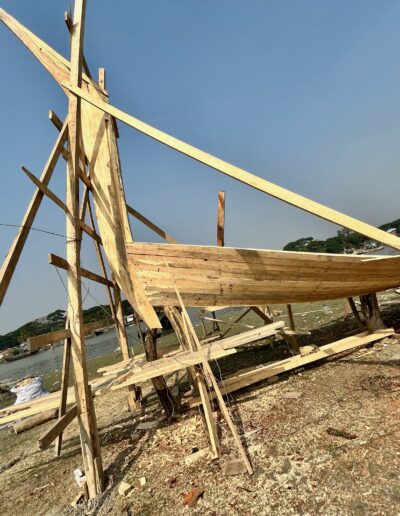 Building Wooden ‘Sampan’ Fishing Boats – Bangladesh - Image Credit Daniel~Ibrahim